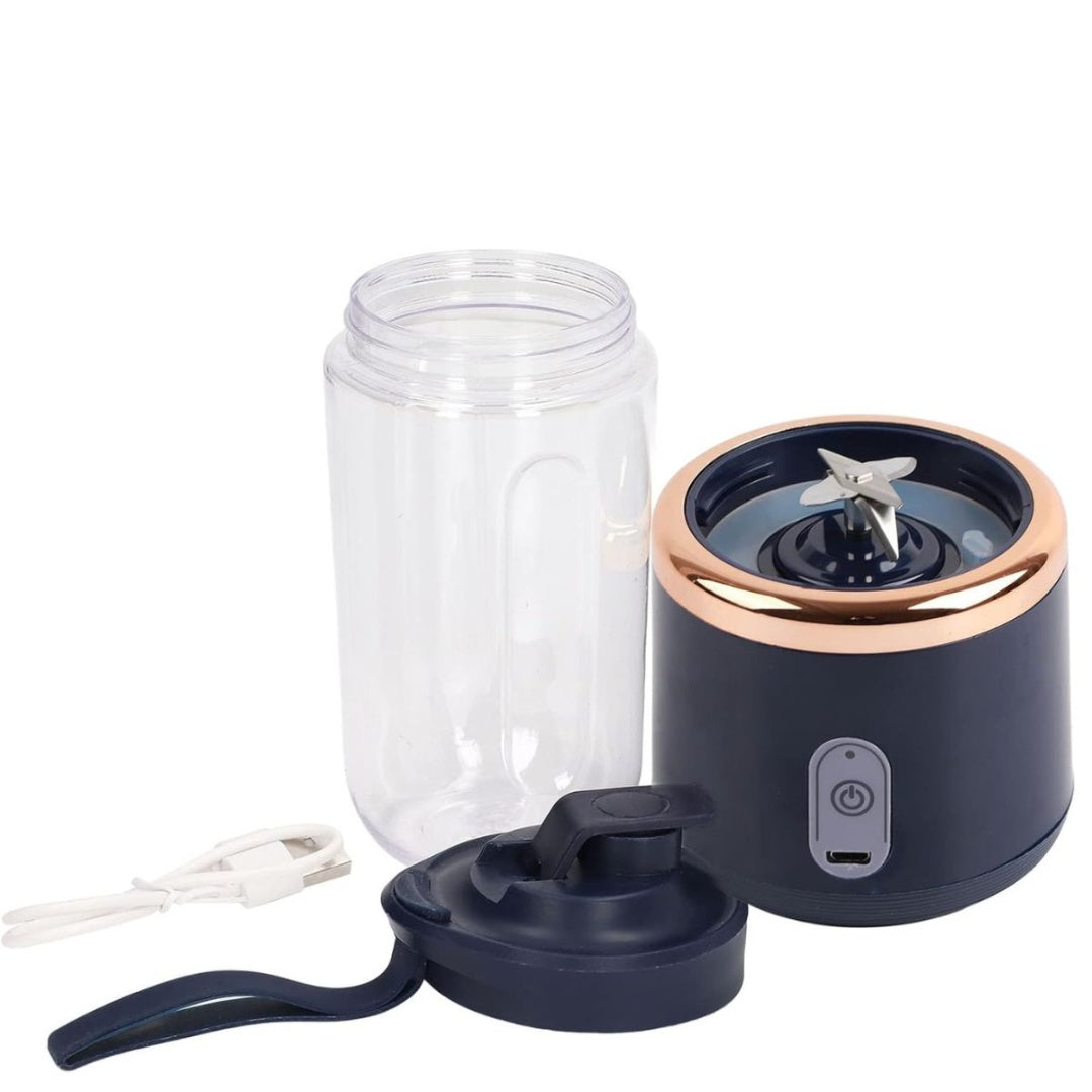 Mini licuadora portátil con vaso 310ml. Azul