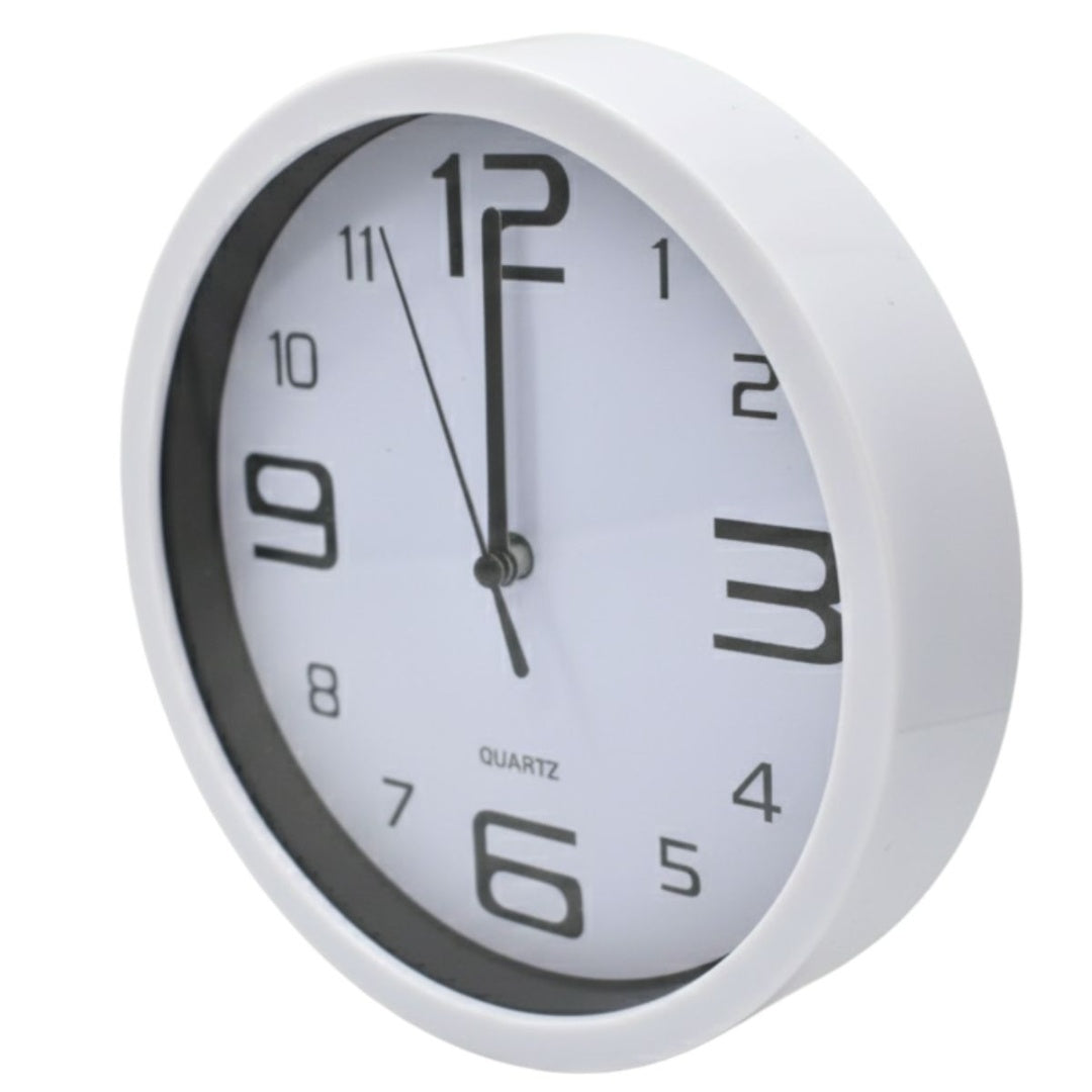 Reloj de pared blanco 20x4cm
