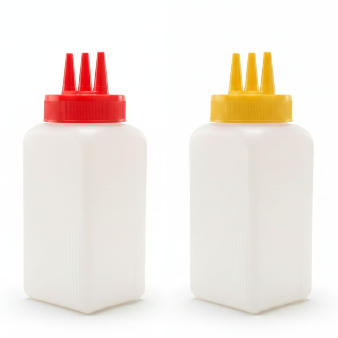 Botellas para aderezos x2 unidades 600ml