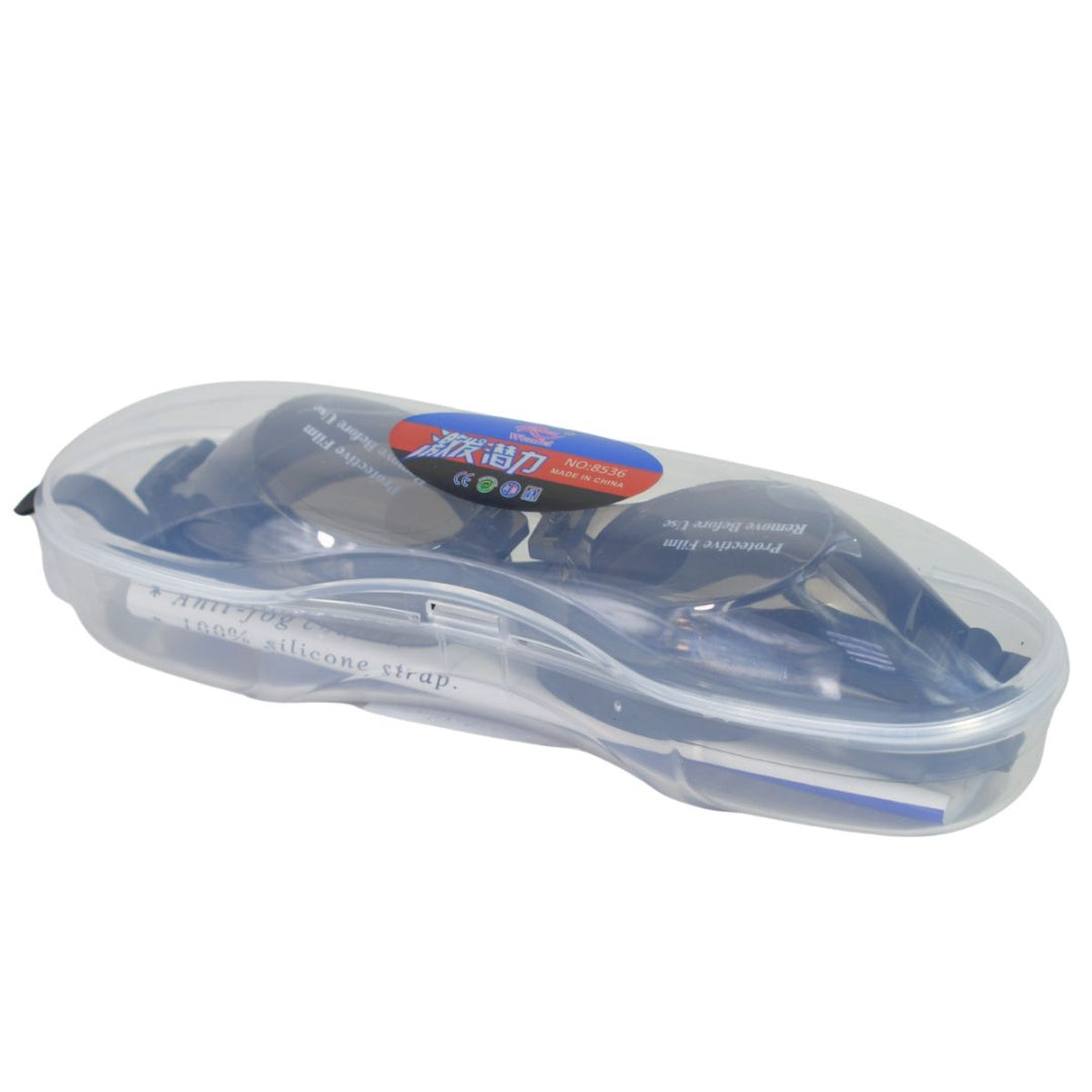 Lentes de natación protección UV antivaho. Negro