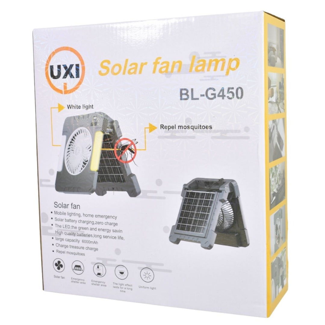 Ventilador lámpara solar