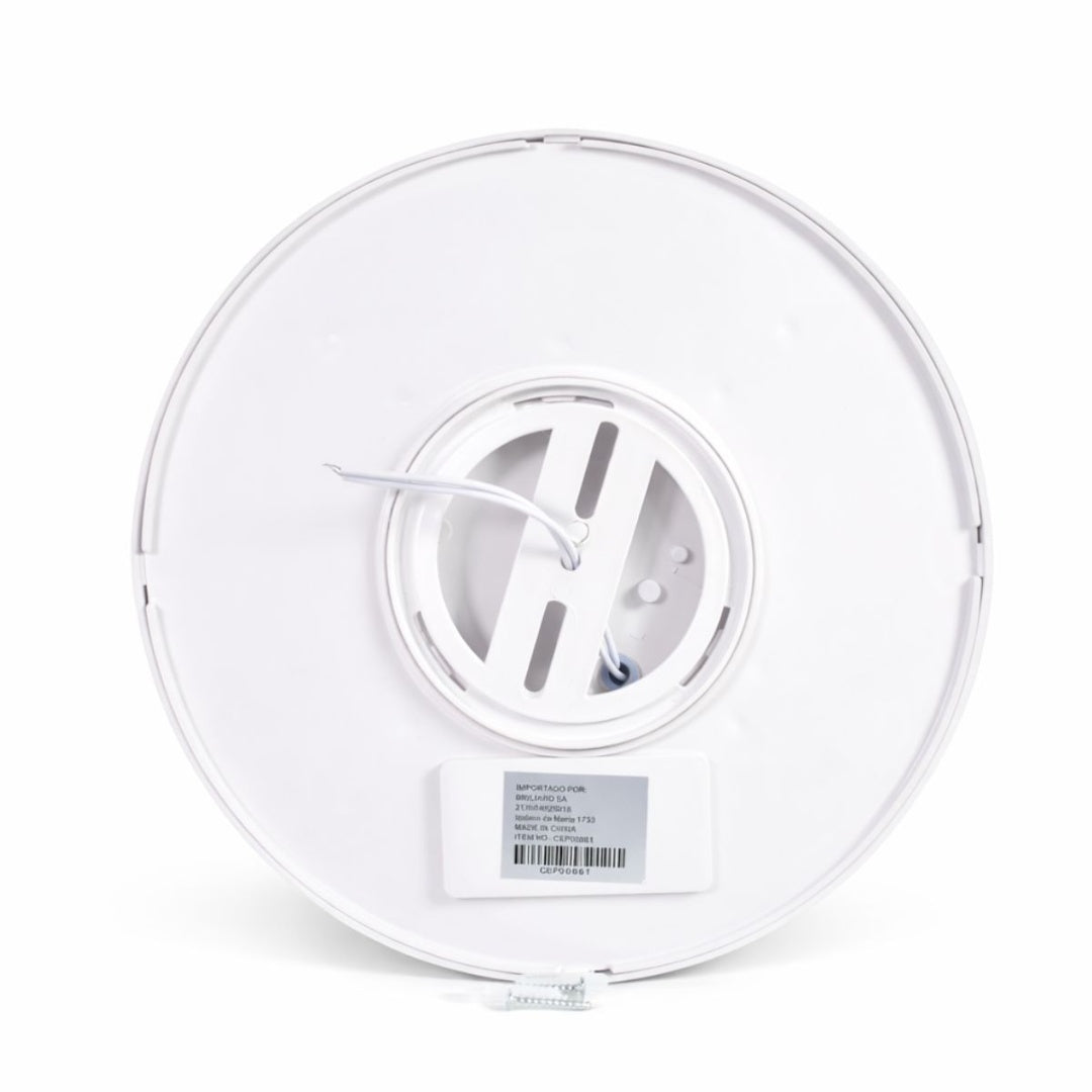 Panel luz LED redondo de superficie 24cm 18W Luz cálida