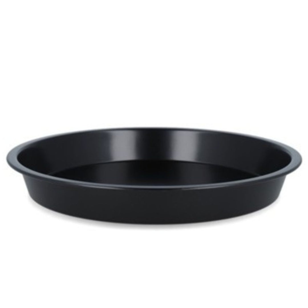 Asadera redonda de metal 18cm. Negra