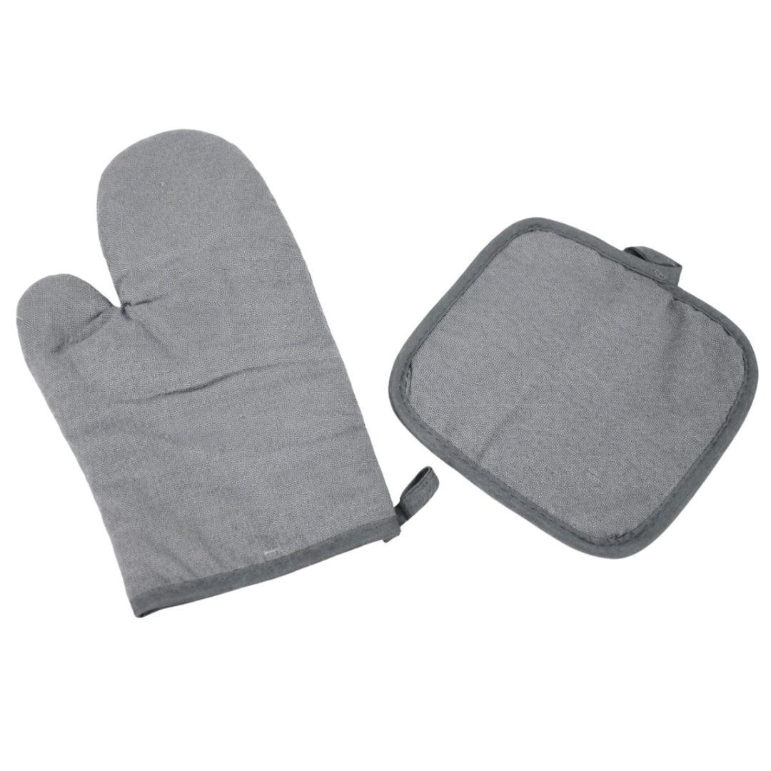 Set de manopla y agarradera para horno