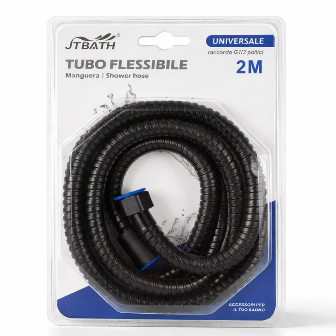 Manguera para ducha 2mts. Negro