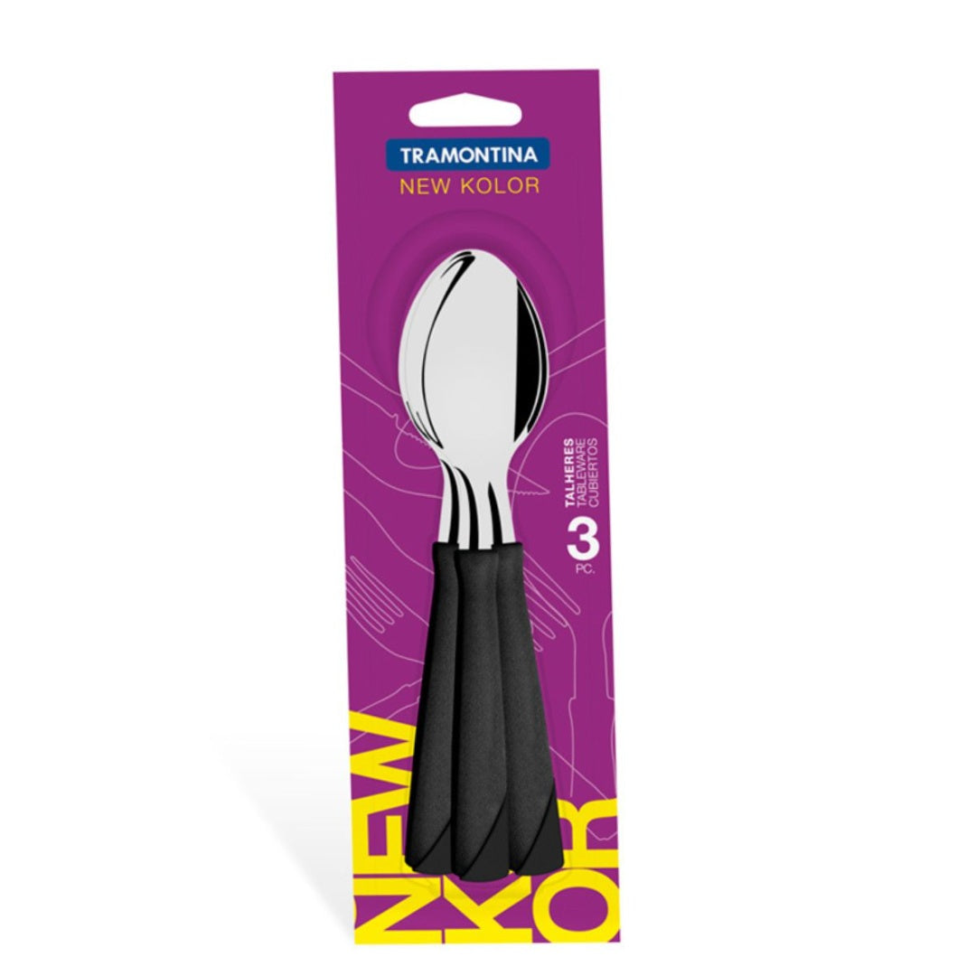 Cucharas Tramontina 3 pcs. Negro