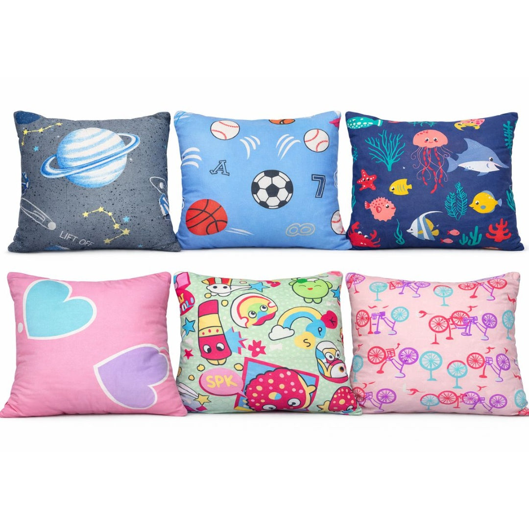 Almohada estampada infantil varios diseños 50x70cm