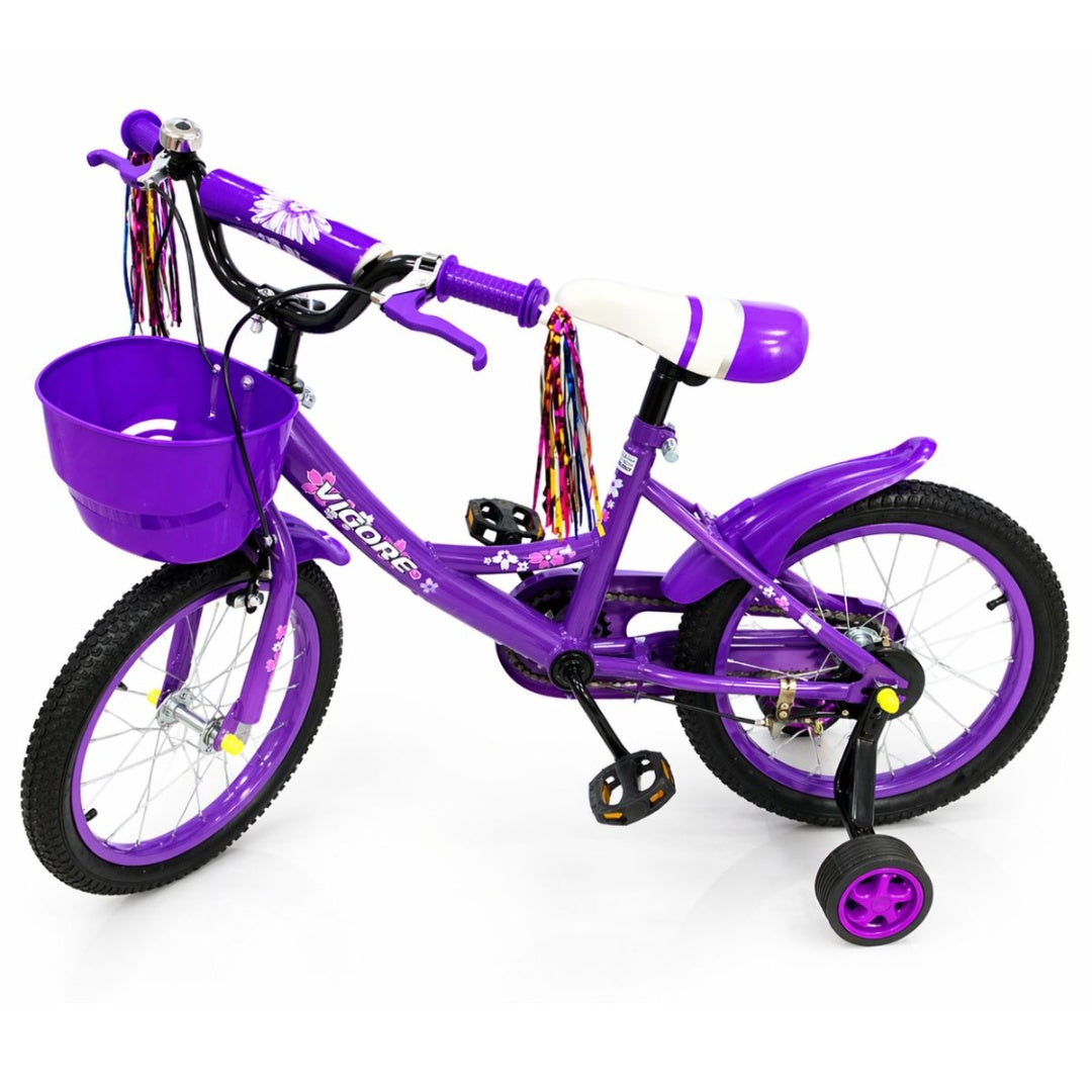 Bicicleta rodado 16" violeta Vigore