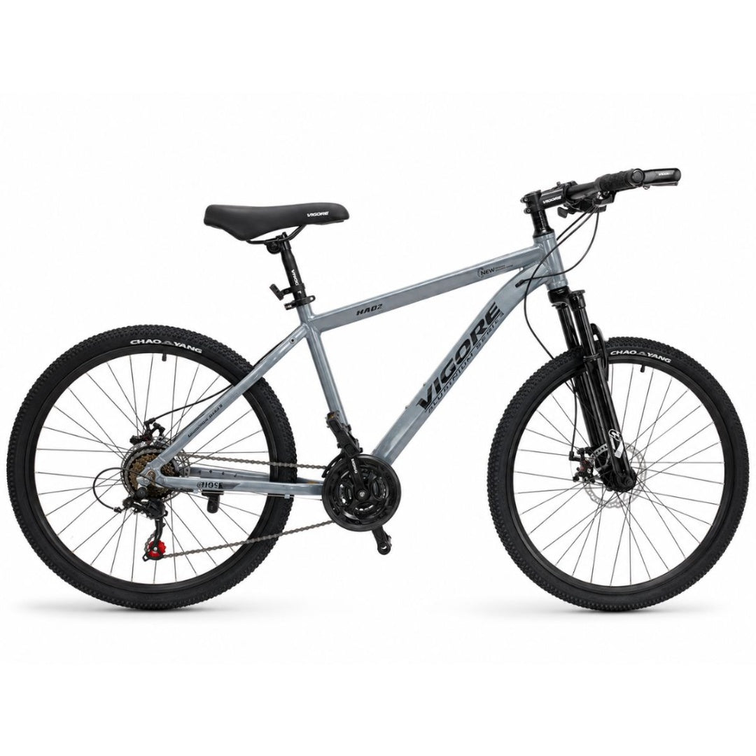 Bicicleta MTB Vigore gris tornasol rodado 26" marco aluminio