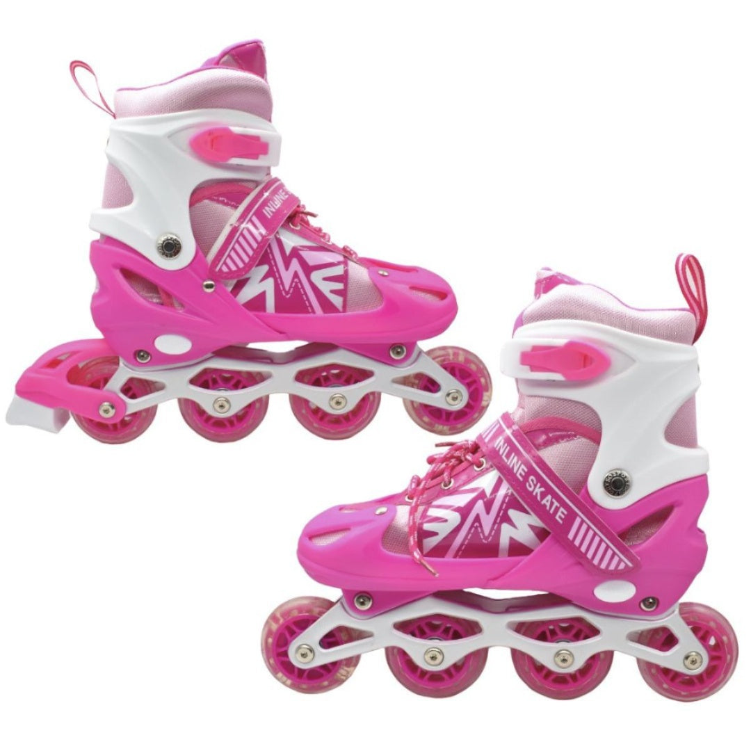 Patines roller ajustables rosa 39-43