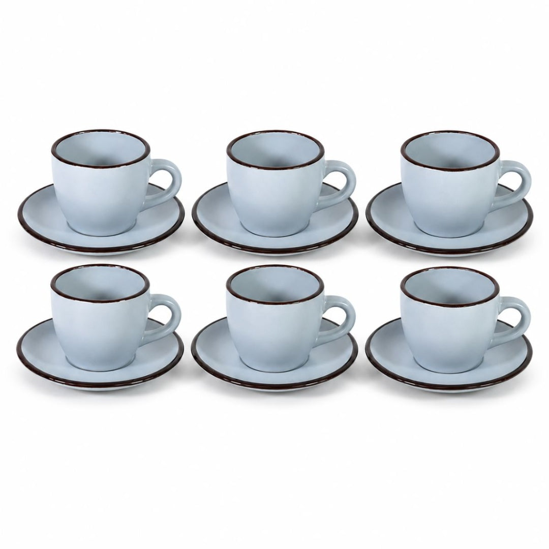 Set de tazas y platos para te 12pcs.
