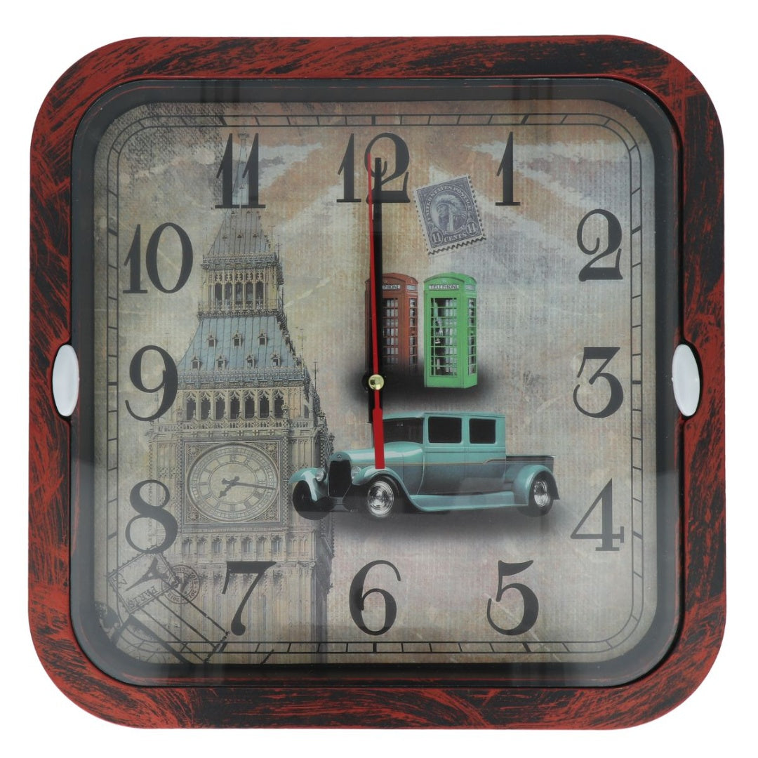 Reloj de pared vintage 26 x 26 cm