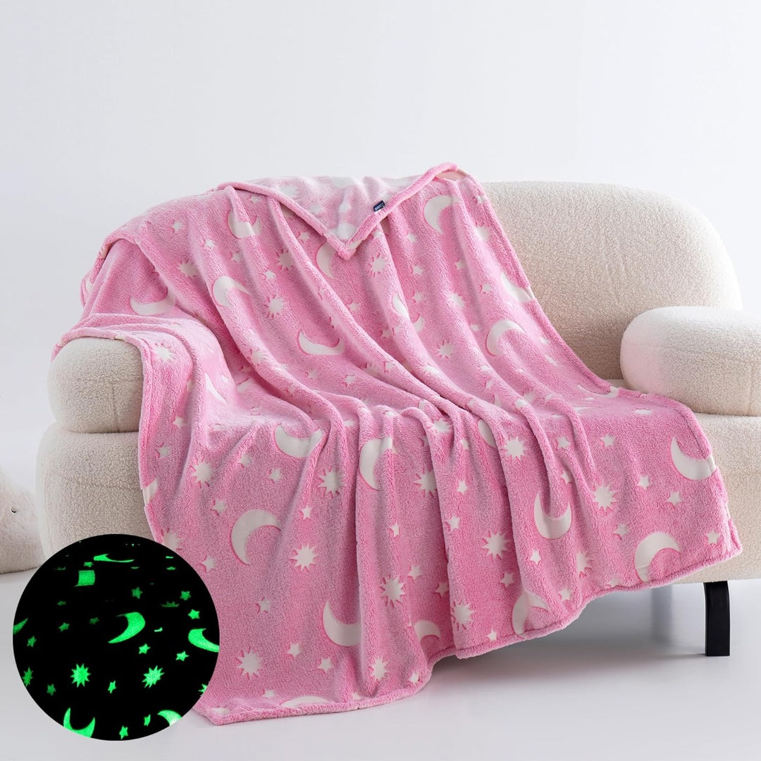 Manta luminosa rosa 150x200cm. Vigore