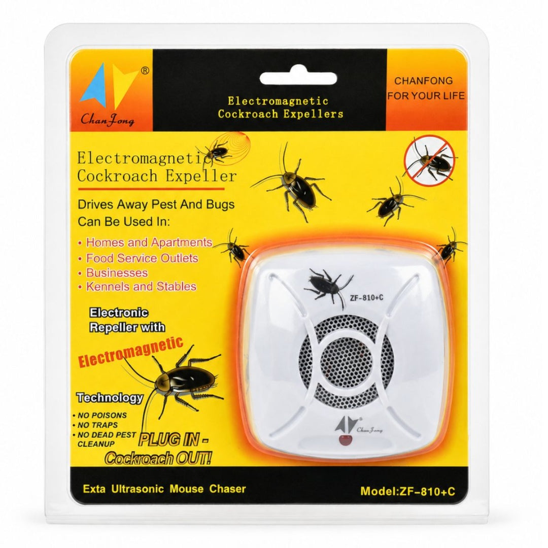 Repelente ultrasónico para cucarachas 220V