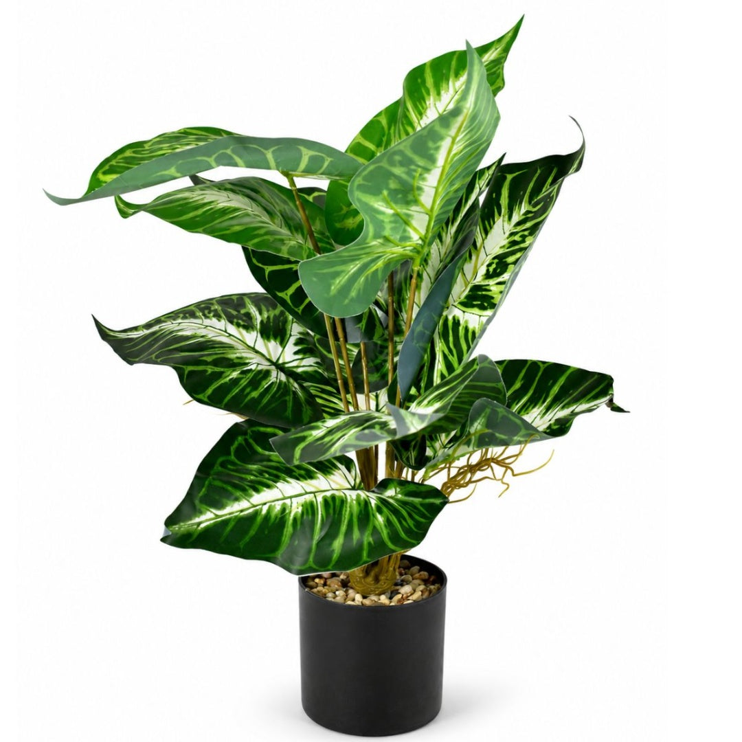 Planta artificial decorativa con maceta 45cm
