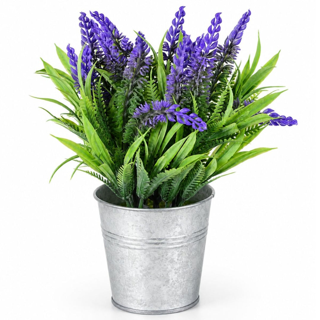 Planta artificial decorativa lavanda 24cm