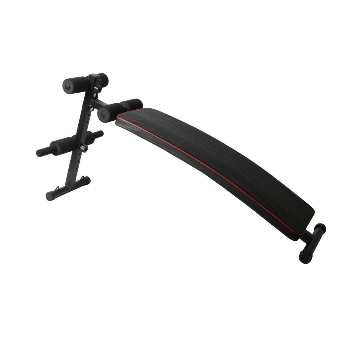 Banco para abdominales plegable 126 x 46 cm