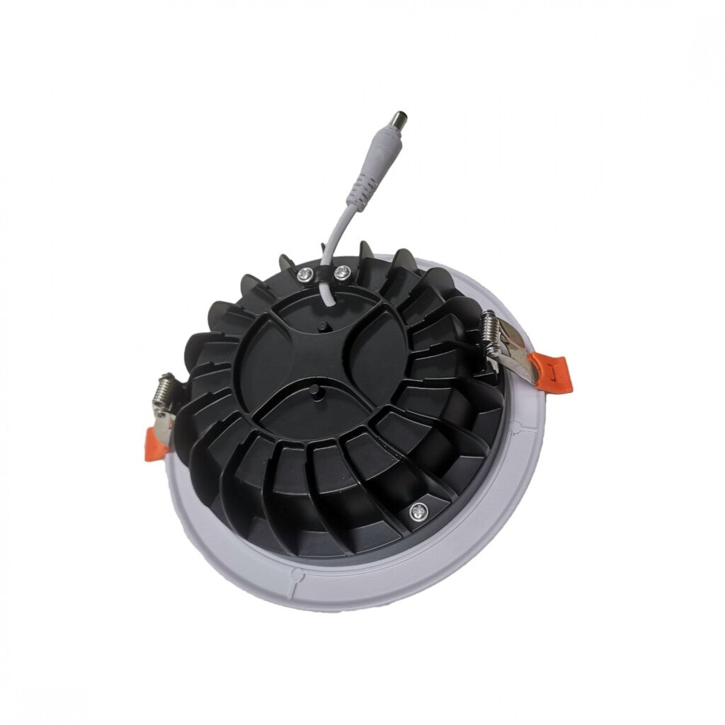 Panel LED 15W, de embutir, empotrar, redondo Dimerizable BLANCO