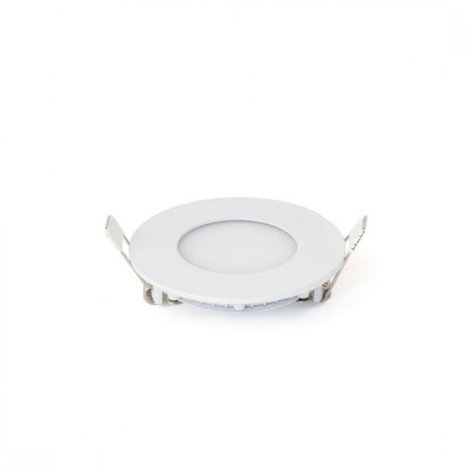 Panel LED 3W, de embutir, empotrar redondo BLANCO