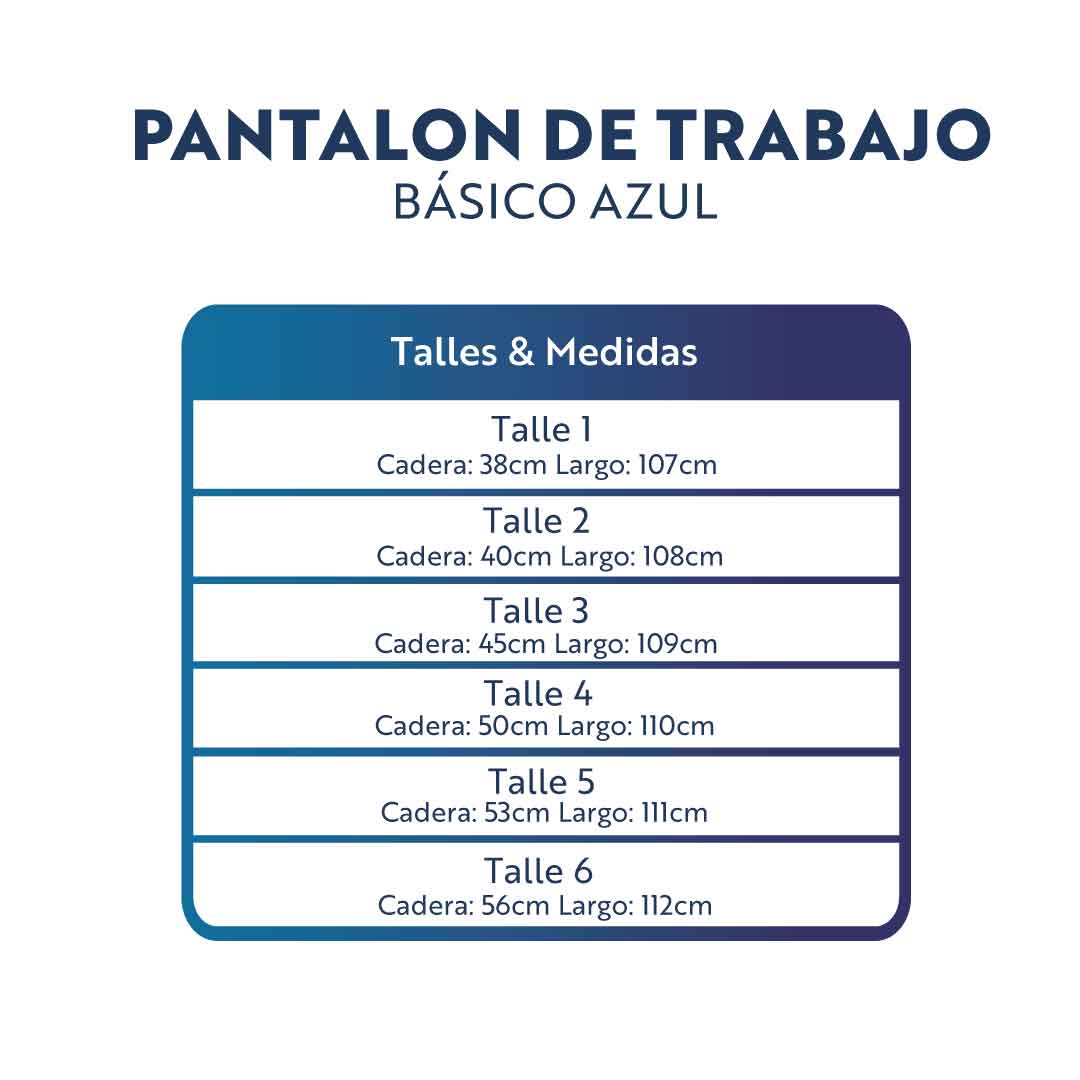 PANTALON DE TRABAJO BASICO