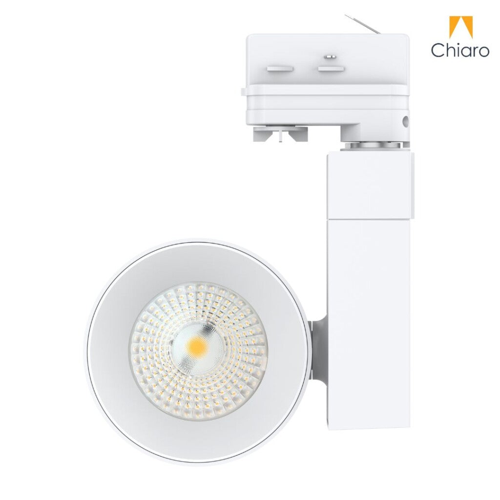 Spot de riel tracklight led 30w 4000K 2 vías 24° BLANCO