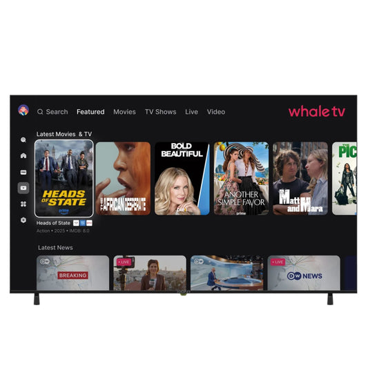 TV led smart 85" 4k whale