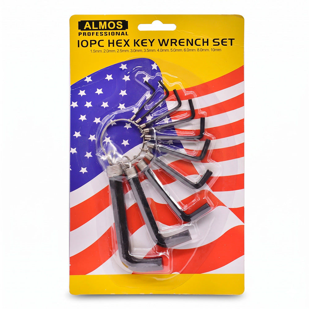 LLAVE ALLEN 10PZ 1.5 A 10MM FT TOOLS LH-267