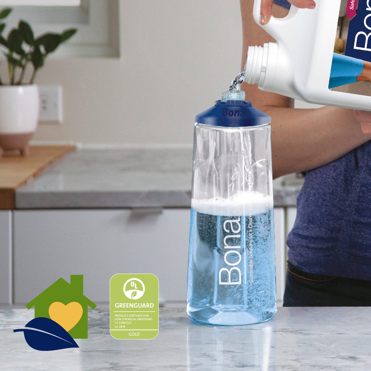Bona Cartucho Spray Mop - Limpiador pisos madera