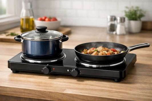 Anafe eléctrico de dos hornallas para tu cocina