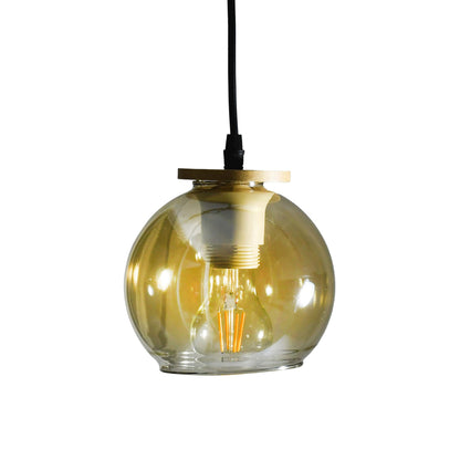 LAMPARA COLGAR TIPO GLOBO DE VIDRIO LH-3852