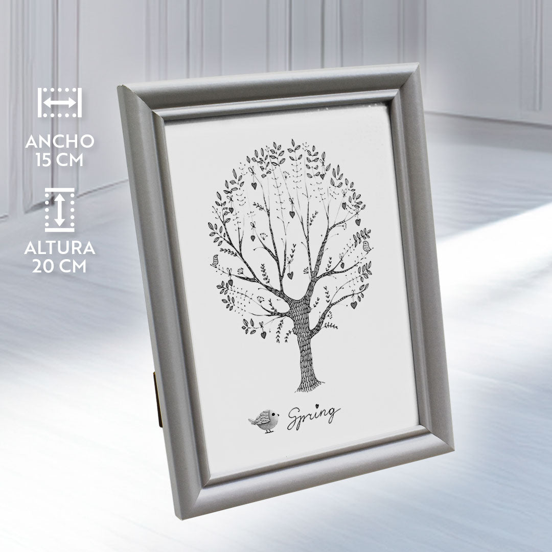 PORTA RETRATO 13X18CM MADERA PINTADA LH-3138