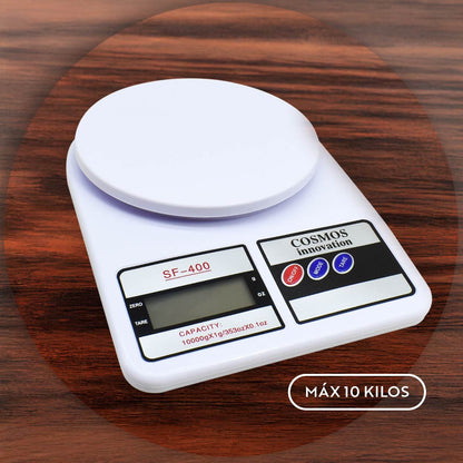 BALANZA DE COCINA HASTA 10 KILOS SF-400 LH-3377