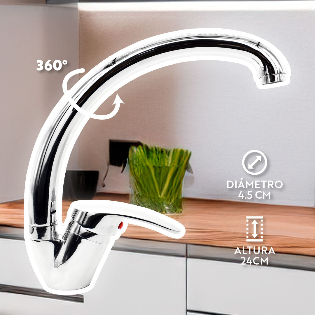GRIFO MONOCOMANDO PARA COCINA ITALOMIX LH-824