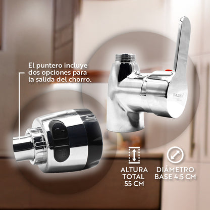 MONOC MESADA C/PUNTERO CROMADO ITALOMIX LH-2784