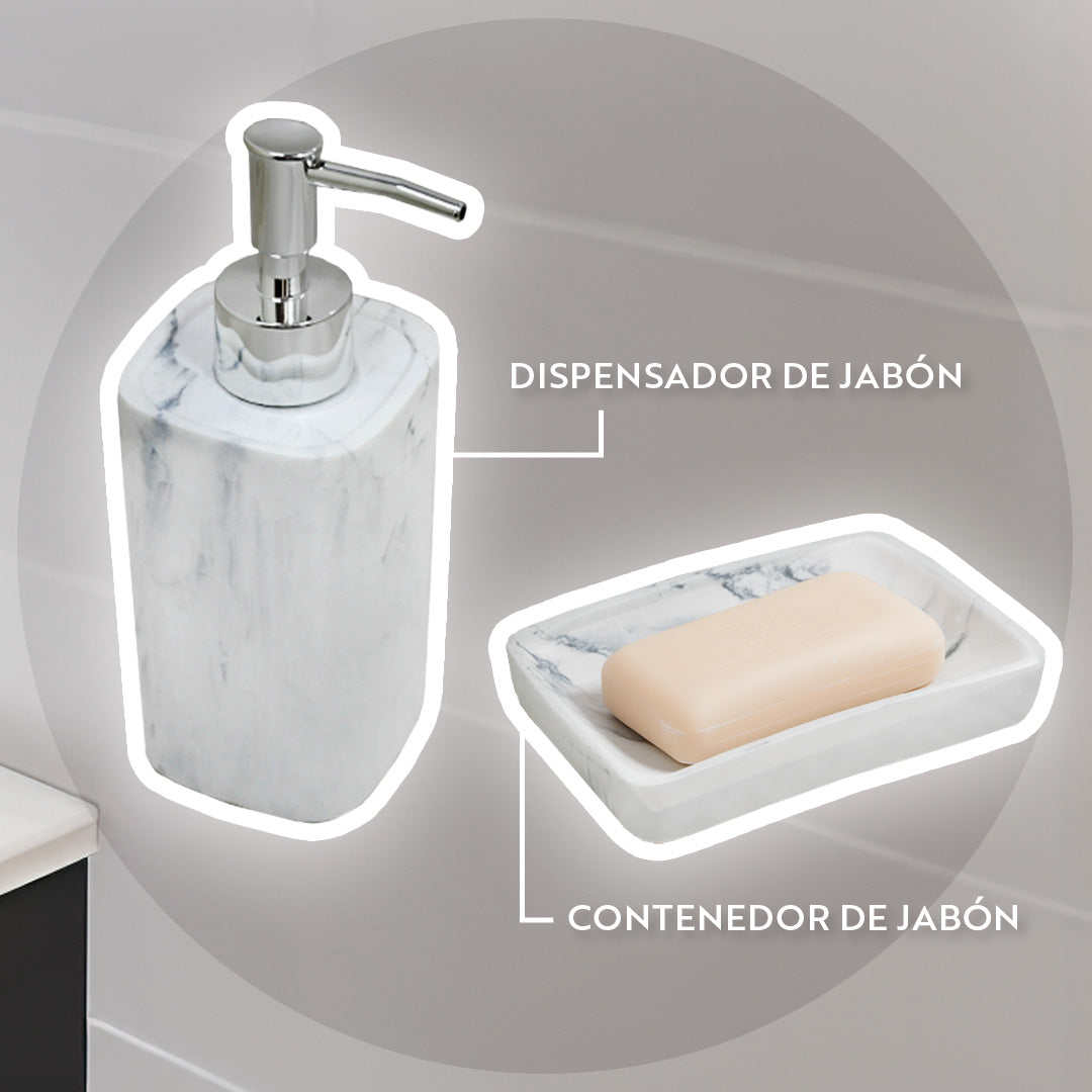 ACCESORIO CERAMICO P/BANO 4PZ LH-3649