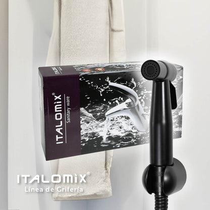 DUCHA HIGIENICA NEGRA METALICA ITALOMIX LH-3325