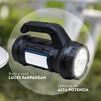 LINTERNA TIPO FOCO C/HERRAMIENTAS HM-7729G LH-3229