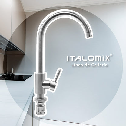 GRIFO ALTO PARA COCINA MESADA ITALOMIX LH-2338