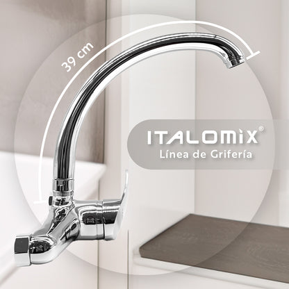 GRIFO MONOCOMANDO 20CM PARED ITALOMIX LH-3028