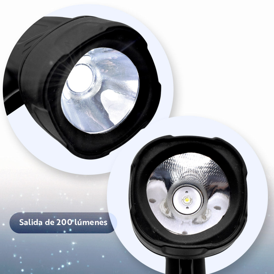FOCO LED 3W  200 LUMENES RECARGABLE TOYAKI LH-2697