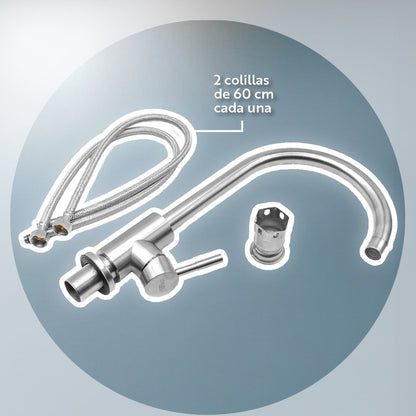 GRIFO ALTO PARA COCINA MESADA ITALOMIX LH-2338