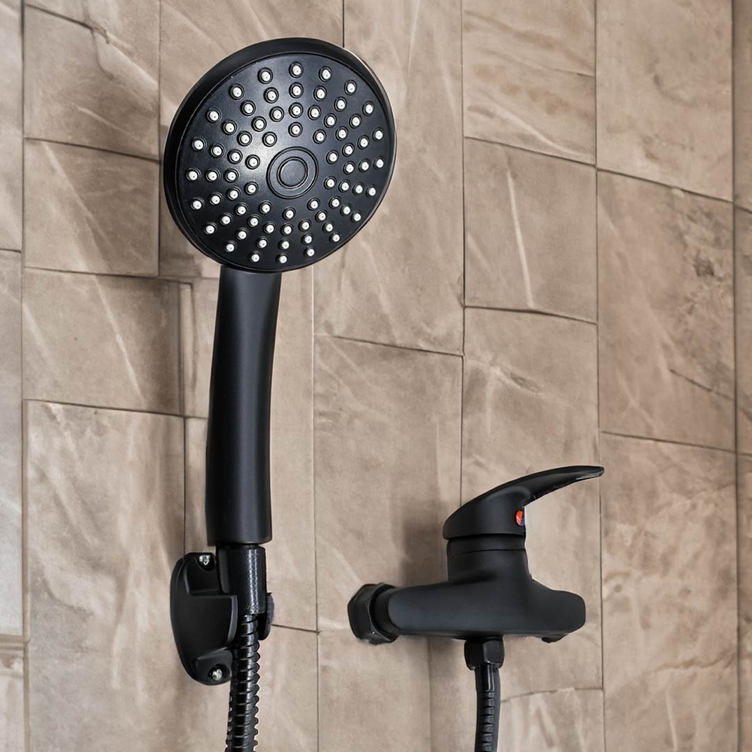MONOCOMANDO DUCHA SIN TRANS NEGRO ITALOMIX LH-3258