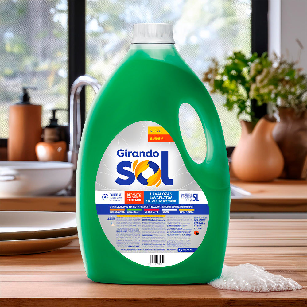 DETERGENTE LIQ. 5L LIMON 210