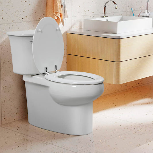 ASIENTO INODORO UNIVERSAL MADERA BLANCO LH-2034