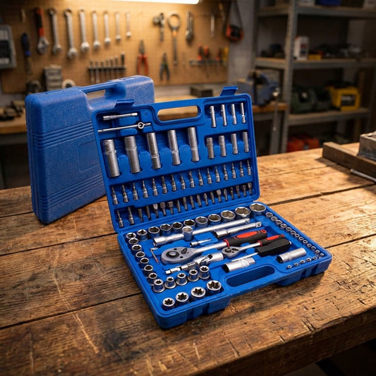JUEGO DE DADO Y PUNTA 1/2”-1/4” 108P LH-2660