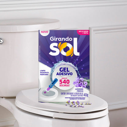DISCO GEL ADHES.P/INODORO(APLIC+REP) LAV.FRES 3023