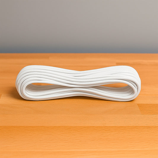 CABLE GEMELO 2X0.50MM BLANCO 10M CABLINU FLGE2X05B