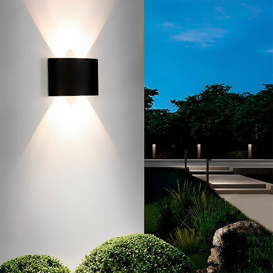 LUMINARIA BIDIRECCIONAL NEGRA 2 LUCES LH-3864