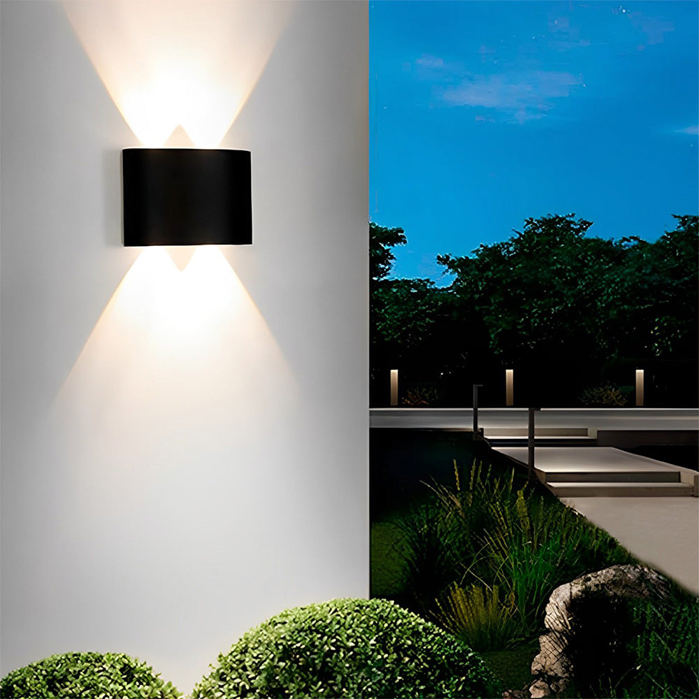 LUMINARIA BIDIRECCIONAL NEGRA 2 LUCES LH-3864