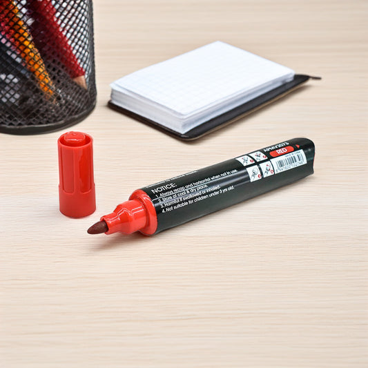 MARCADOR JUMBO ROJO PERMANENTE RECARGABLE LH-3946
